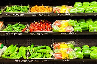野菜の陳列